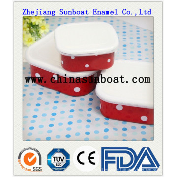 3PCS Enamel Mixing Bowl